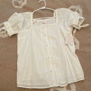 NWT White Cotton Top